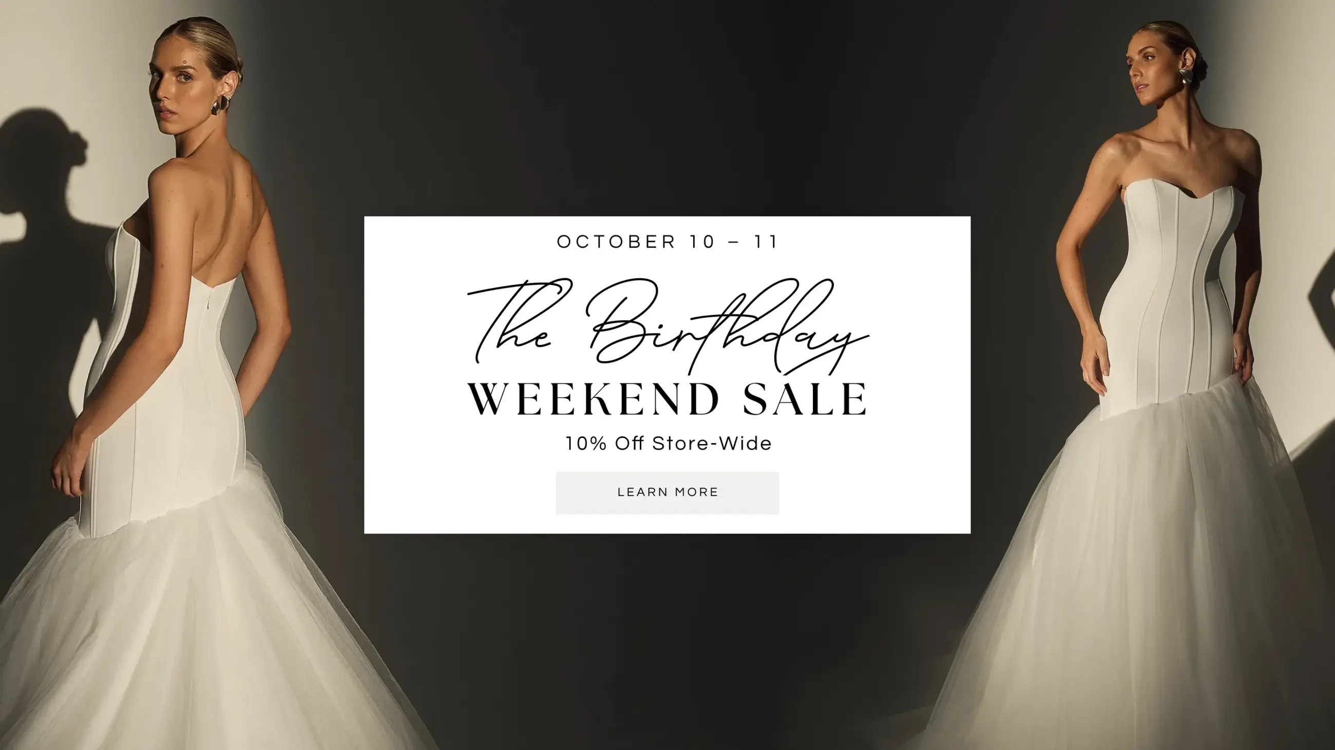 The birthday weekend sale