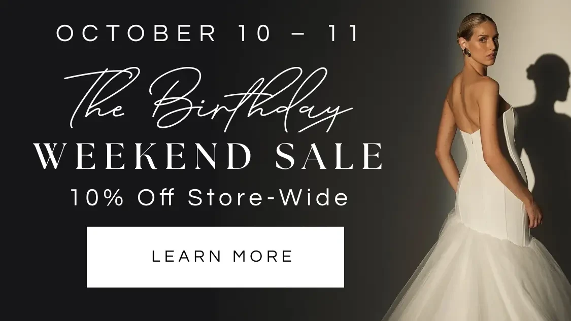 The birthday weekend sale